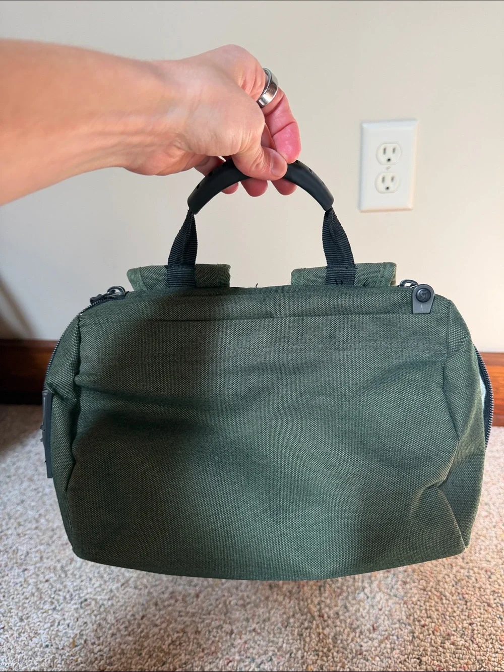 Vintage Burton Olive Green Dayback